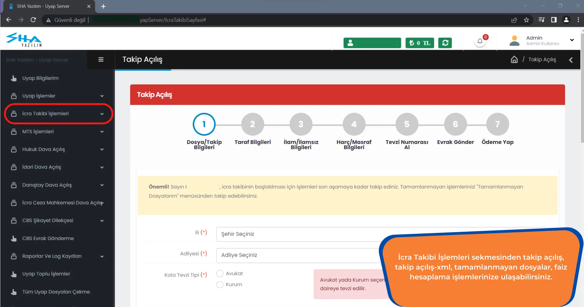 UYAP Avukat Portal Evrak Gönderme Modülü