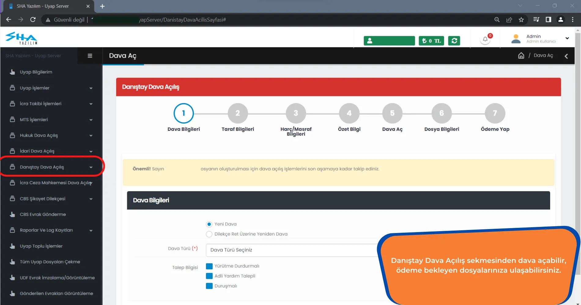 UYAP Avukat Portal Ödeme ve Masraf İşlemleri